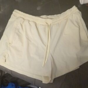 Jordan Women's Light Yellow Athletic Shorts